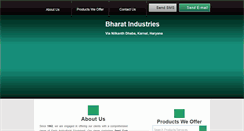 Desktop Screenshot of bharatagri.net